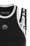 the tank top of marine serres moon logo jersey line redefines everyday aesthe