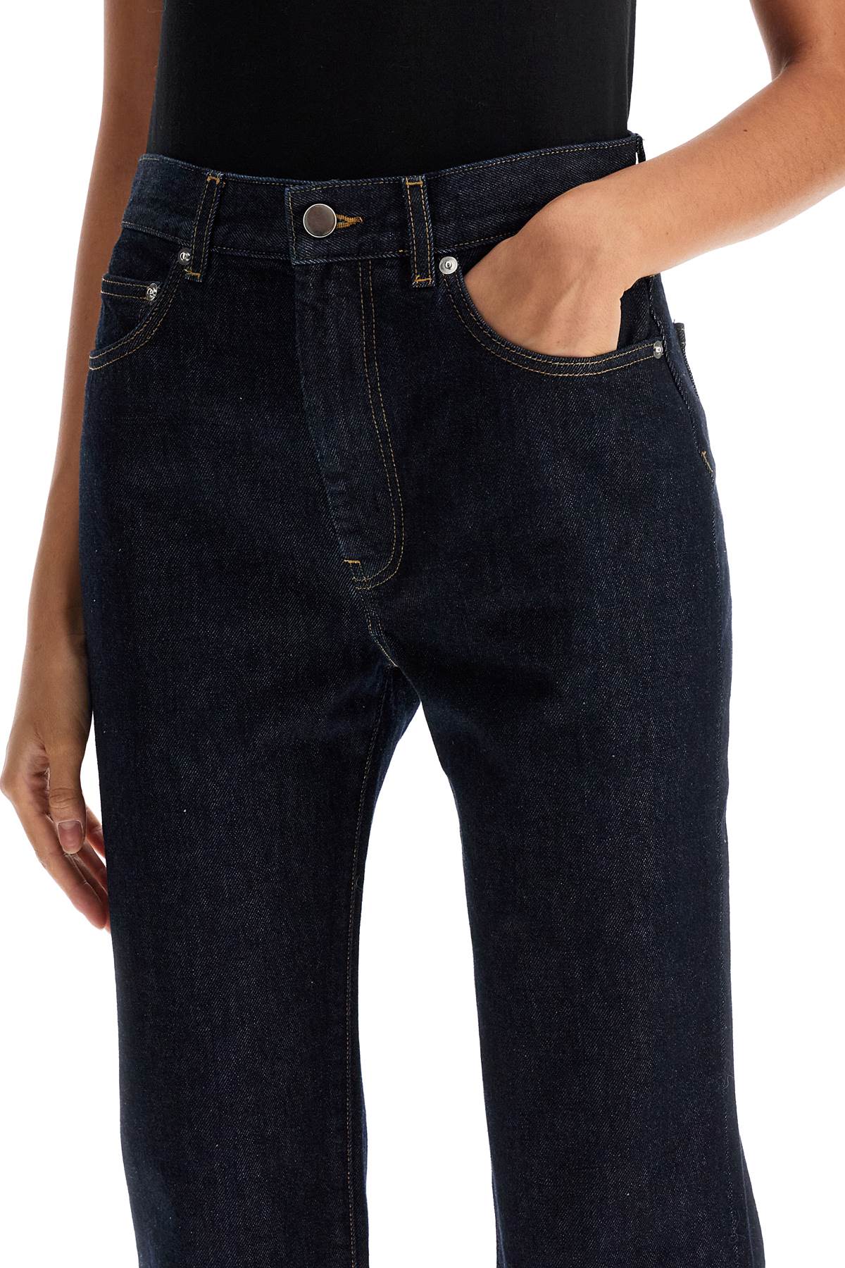 organic cotton tapered jeans