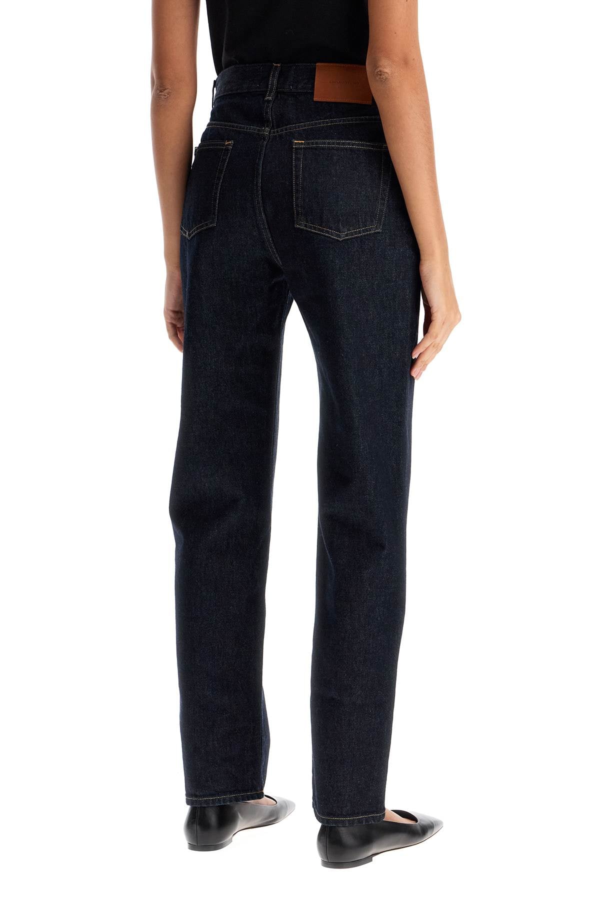 organic cotton tapered jeans