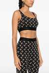 all-over stretch jersey top
