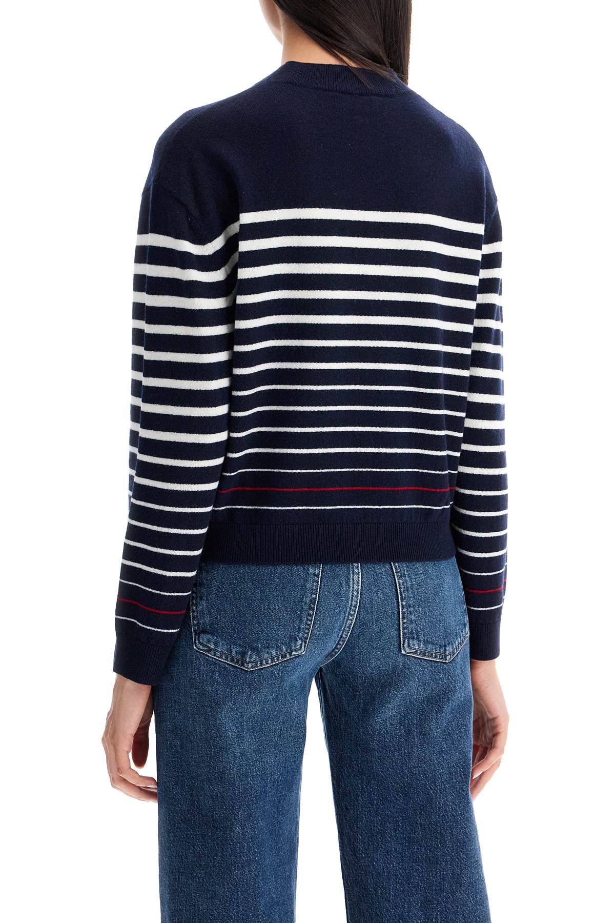 "striped wool billie pullover