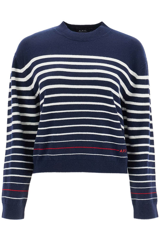 "striped wool billie pullover