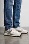 reelwind suede and nylon sneakers