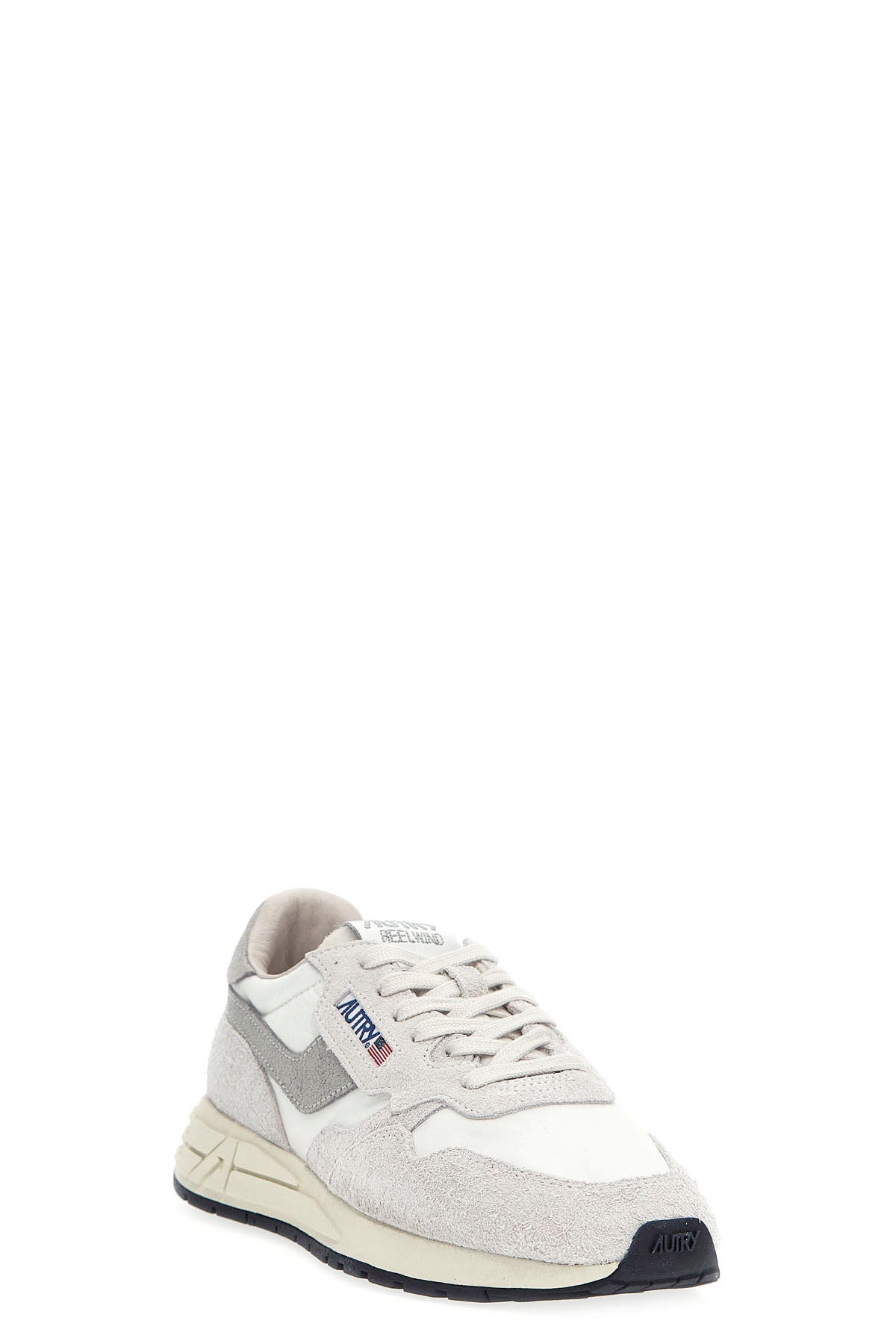reelwind suede and nylon sneakers