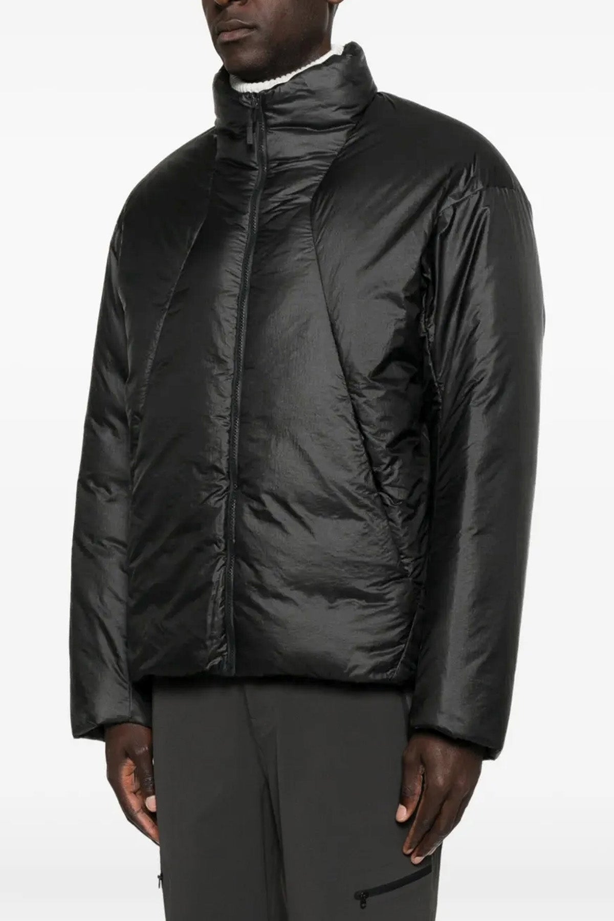 conduit quilted water-repellent mini-ripstop down jacket