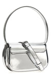 laminated leather 1dr shoulder bag