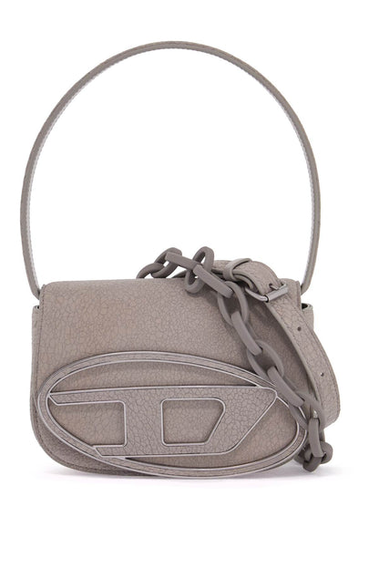 1dr leather shoulder bag with dry finish