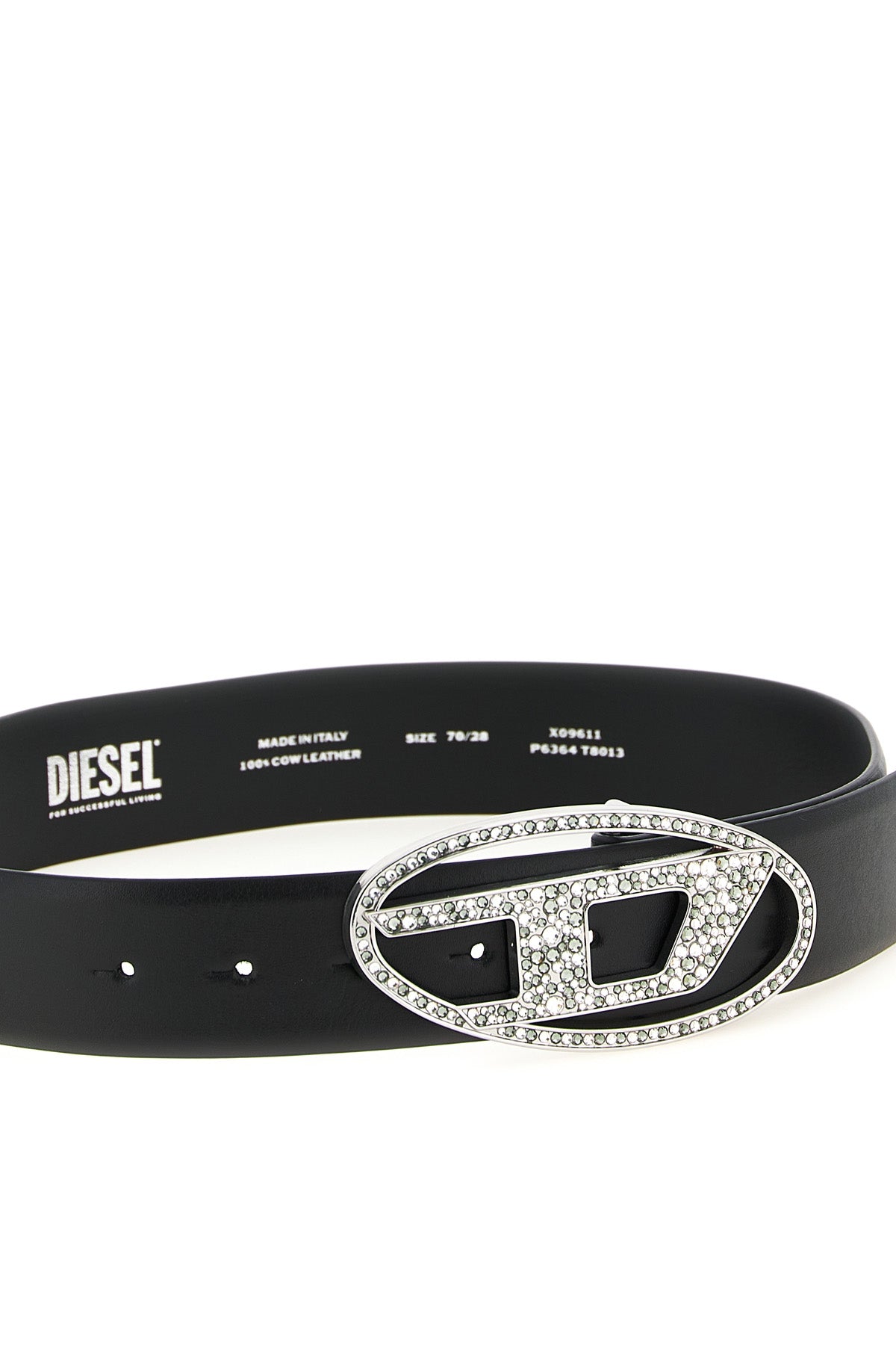 b-1dr strass belt in high quality italian leather