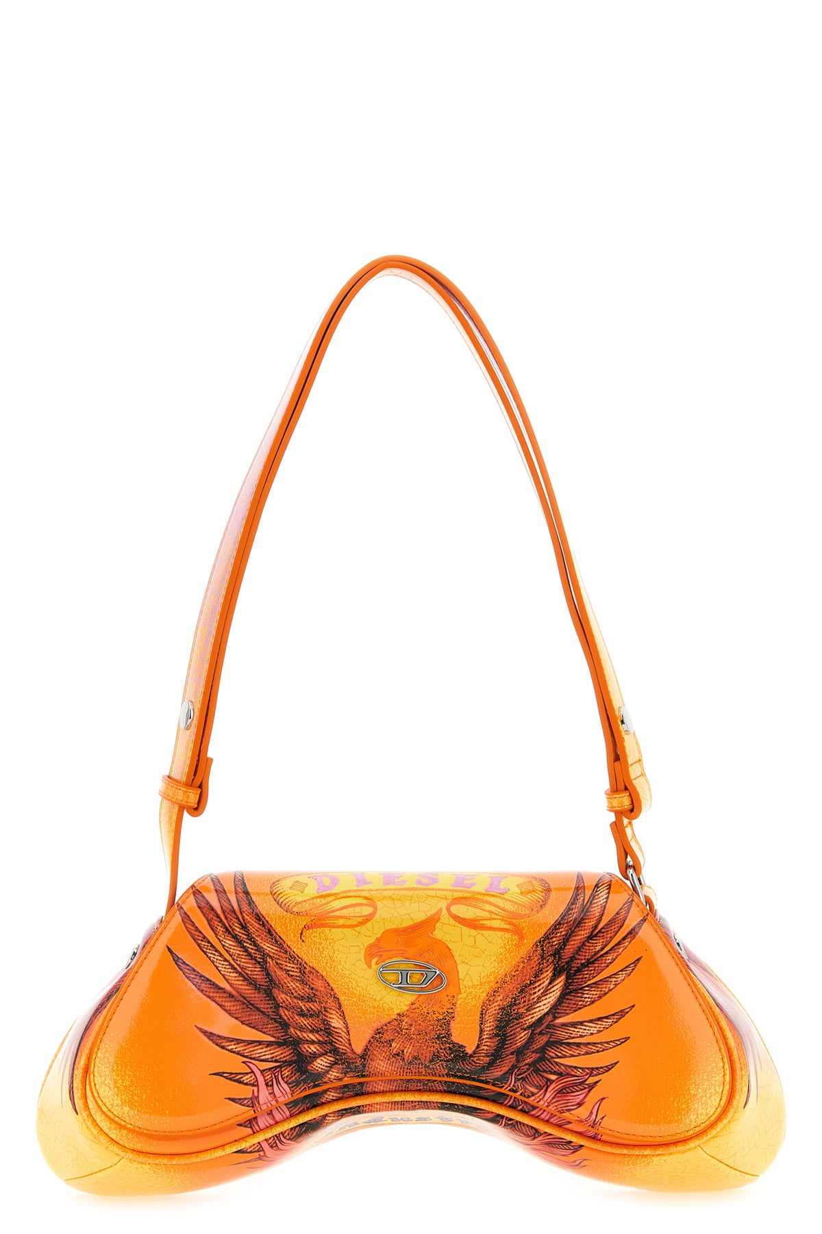 the diesel play crossbody bag stands out for its ergonomic and structured silh
