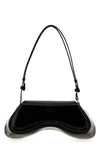 play crossbody shoulder bag in shiny fabric