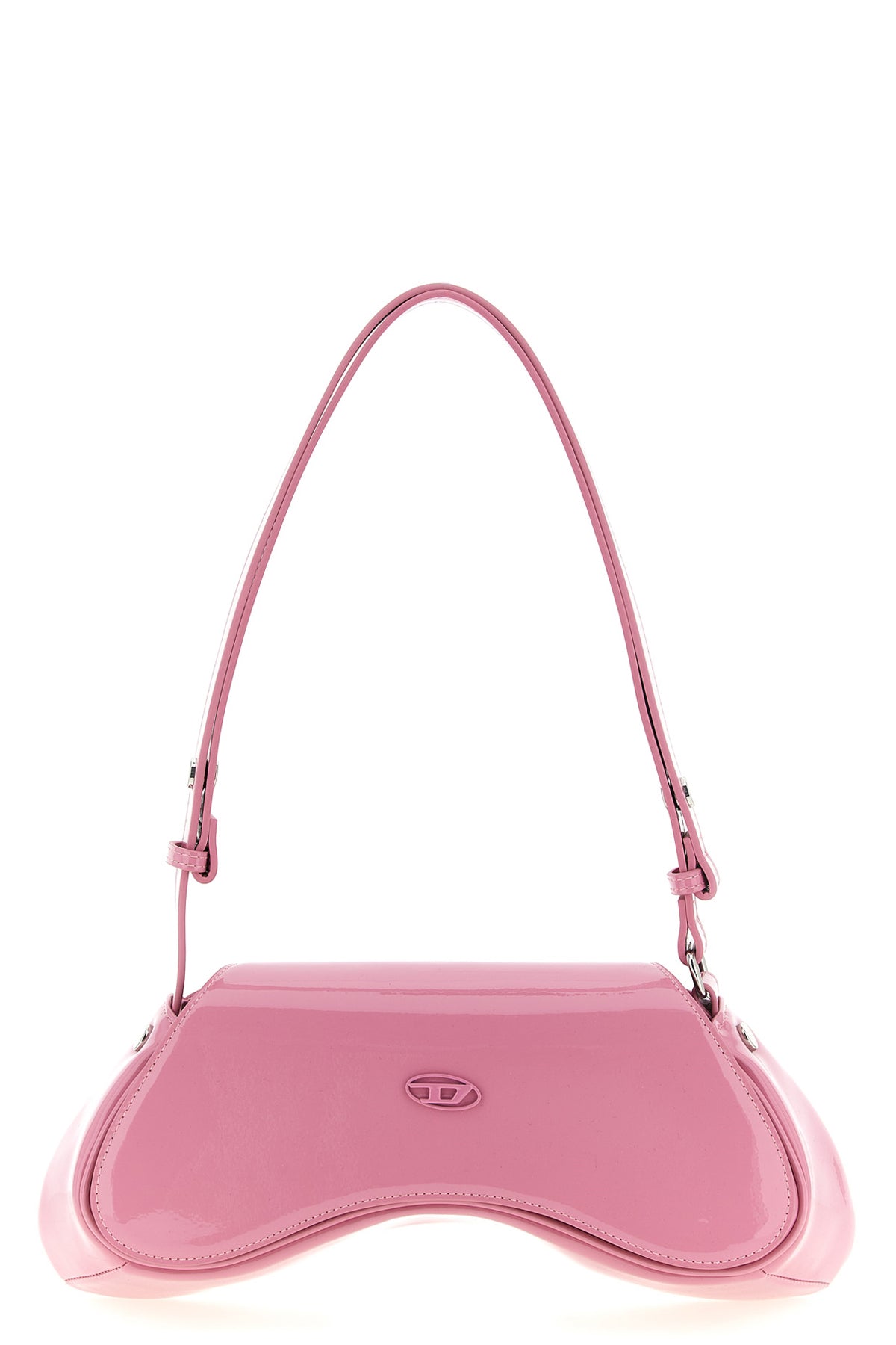 the diesel play crossbody shoulder bag redefines urban volumes through an asymme