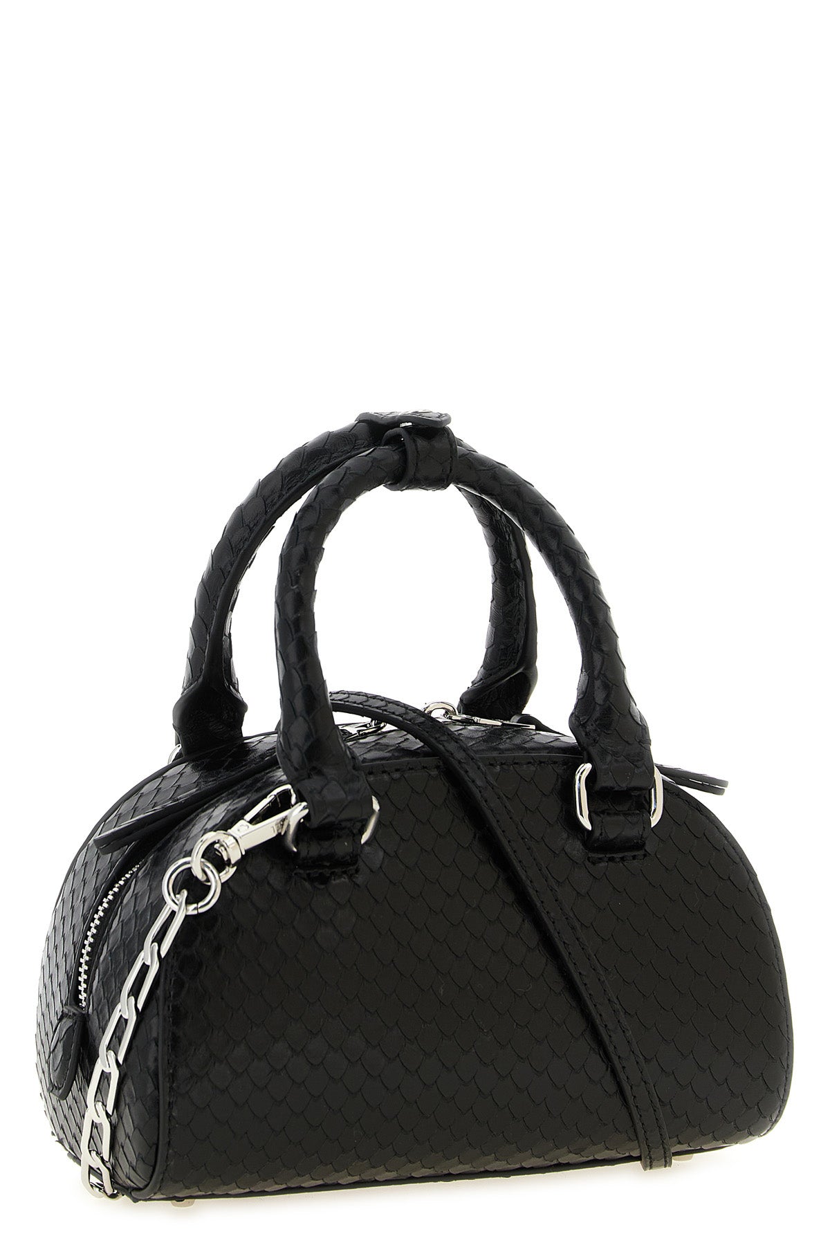 1dr dome mini crossbody bag in taipan snake-effect embossed leather