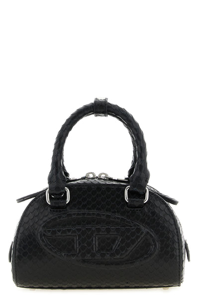 1dr dome mini crossbody bag in taipan snake-effect embossed leather