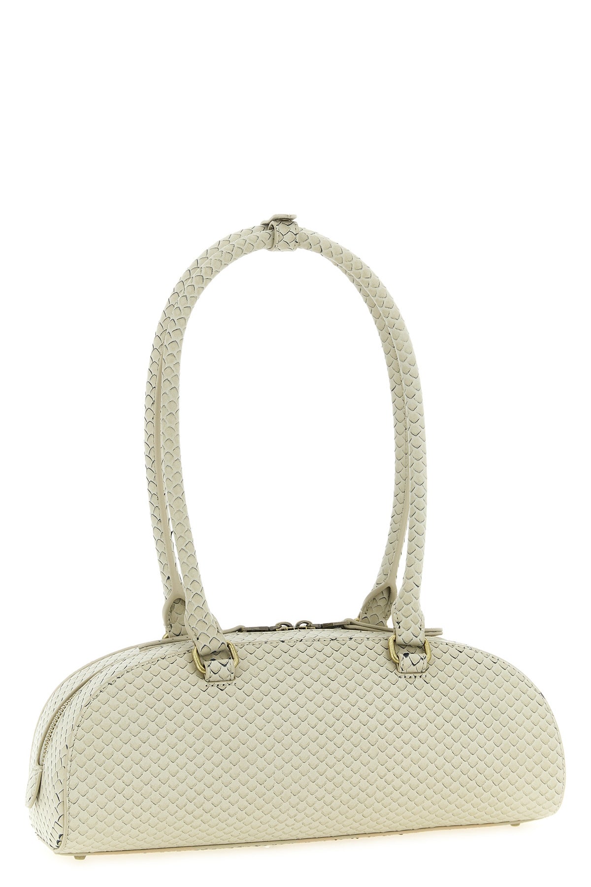 1dr dome shoulder bag in taipan snake-effect embossed leather