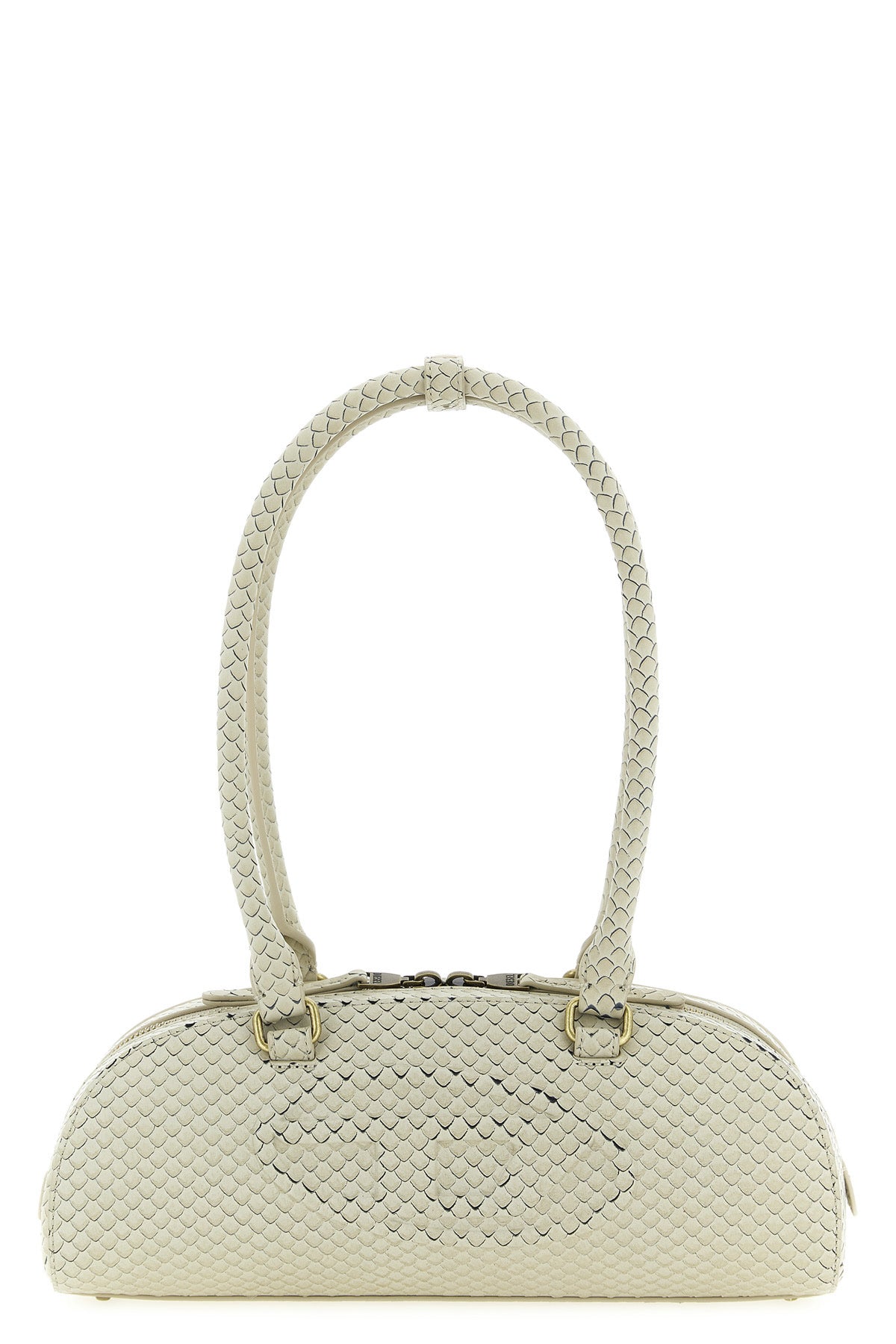 1dr dome shoulder bag in taipan snake-effect embossed leather
