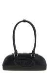 1dr dome shoulder bag in taipan snake-effect embossed leather