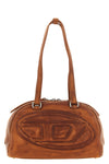 the diesel 1dr dome soft shoulder bag redefines urban volumes through a struct