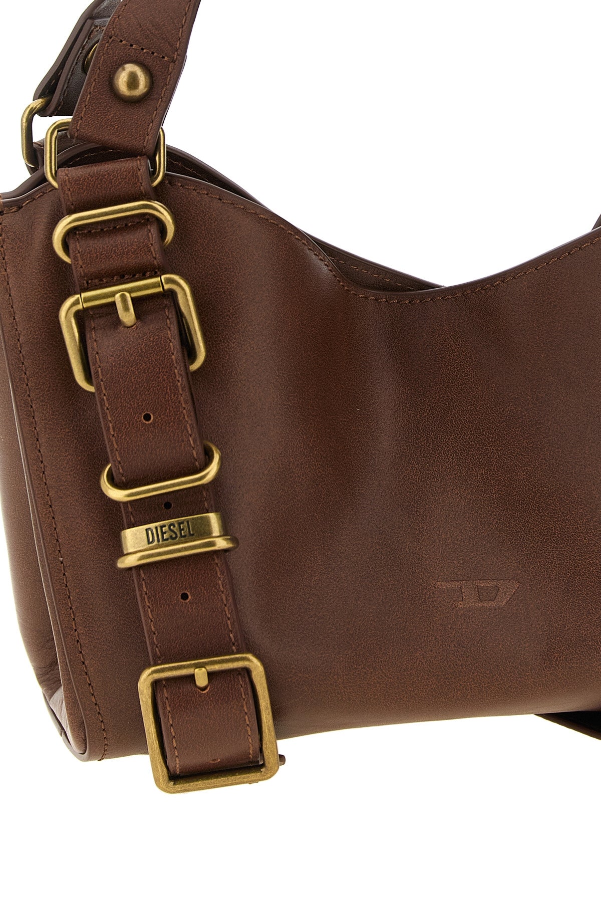 the small diesel d-one handbag is distinguished by a structured and compact si