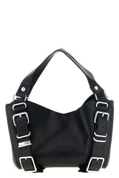 diesels d-one small handbag stands out for its unstructured silhouette and so