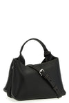 micro grainy leather handbag