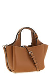 the tods micro handbag is made of fine grain calf leather in the leather nuance