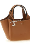 the tods micro handbag is made of fine grain calf leather in the leather nuance