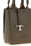 the tods micro handbag in fine hammered calf leather embodies italian craftsman