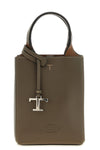 the tods micro handbag in fine hammered calf leather embodies italian craftsman
