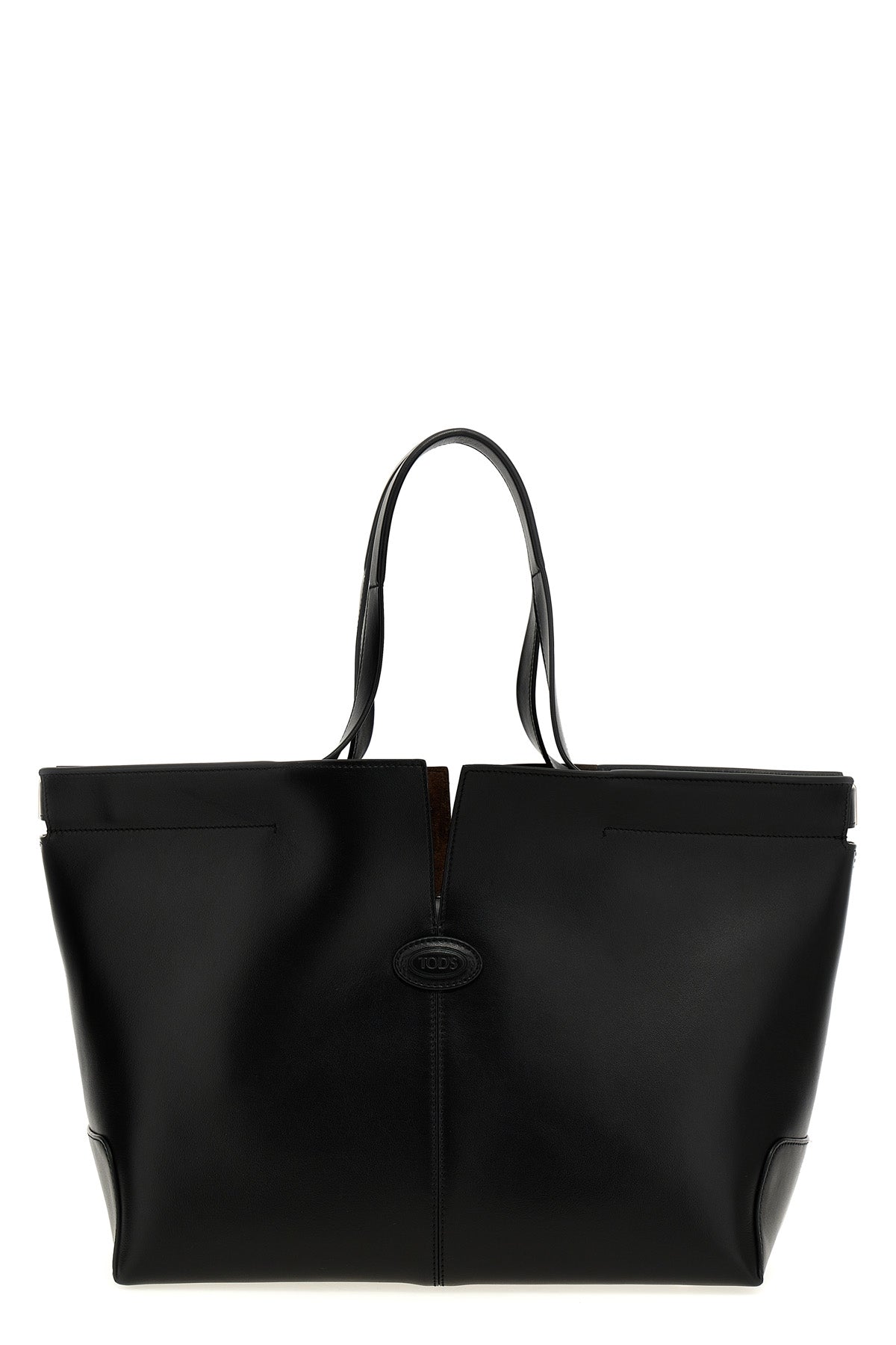 tods di bag folio leather shopper