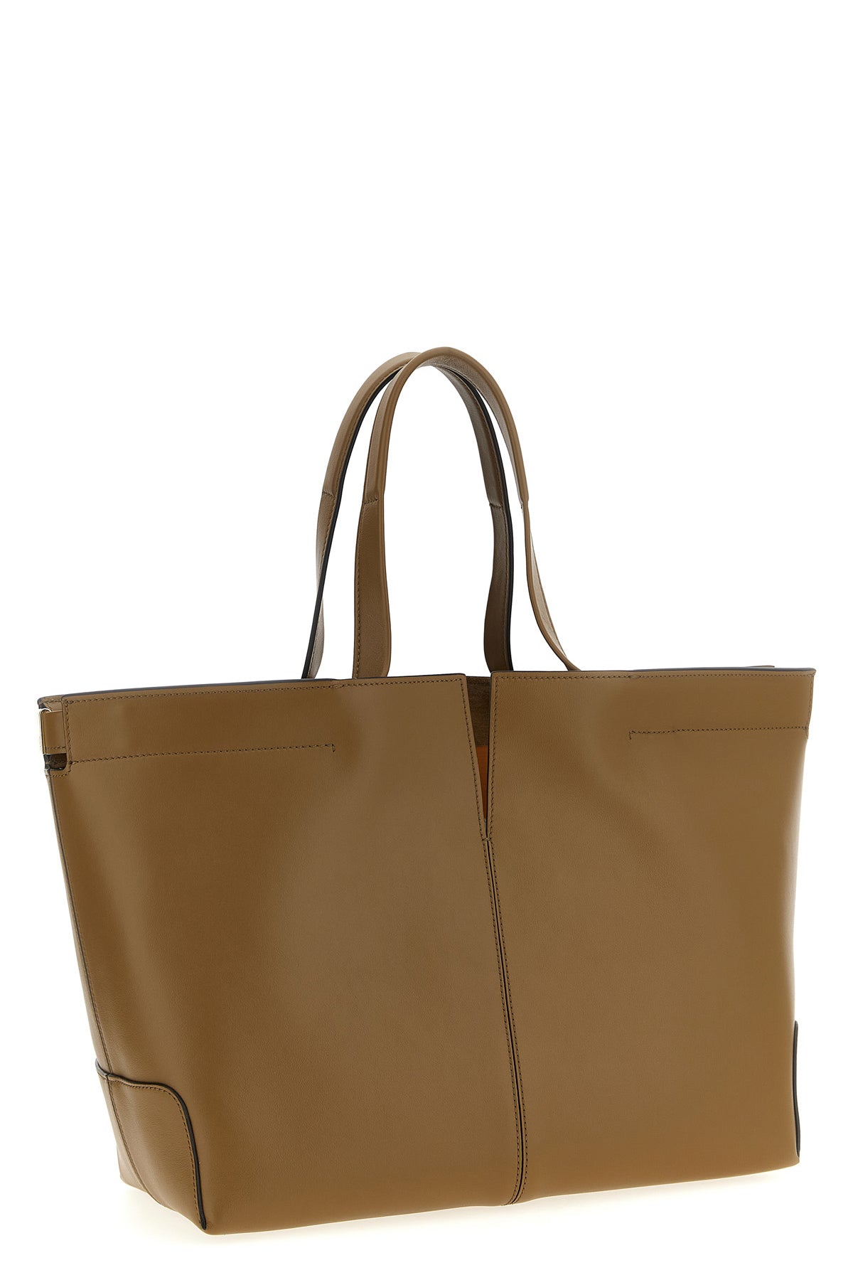 medium-small tods di bag folio calf leather shopping bag