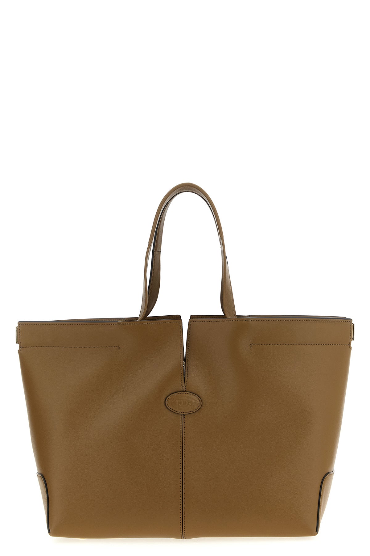 medium-small tods di bag folio calf leather shopping bag