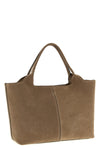 medium-small suede shopping