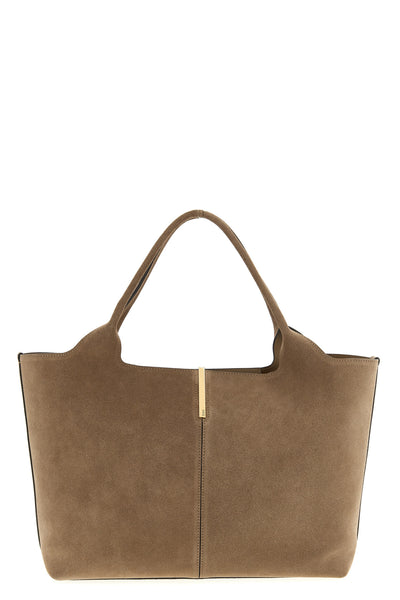 medium-small suede shopping