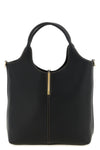 the tods small tote bag defines a rigorous aesthetic through a structured silho