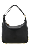 metal dots mini shoulder bag in soft calf leather