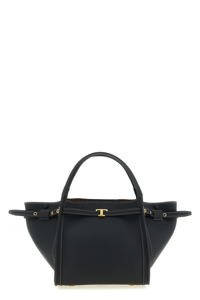 small tim hammered calf leather shopping bag