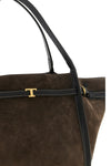 the tods tim midi shopping bag features a flared silhouette made of fine sued