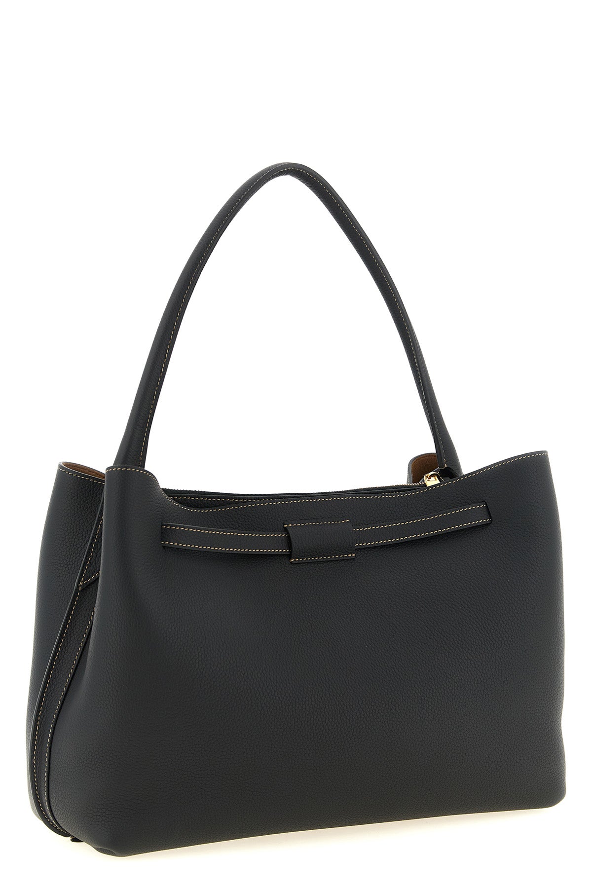 the tods tim handbag embodies craftsmanship excellence through a structured sil