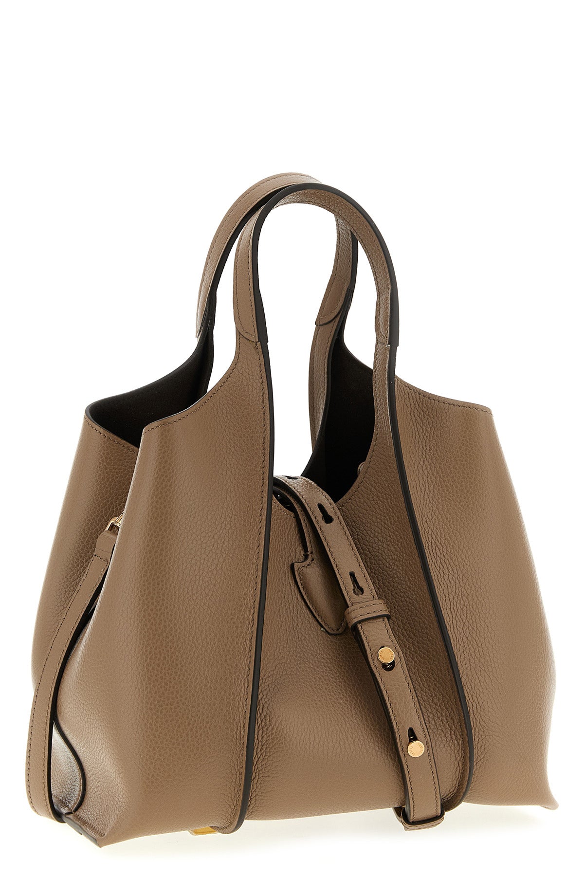 mini hammered leather handbag