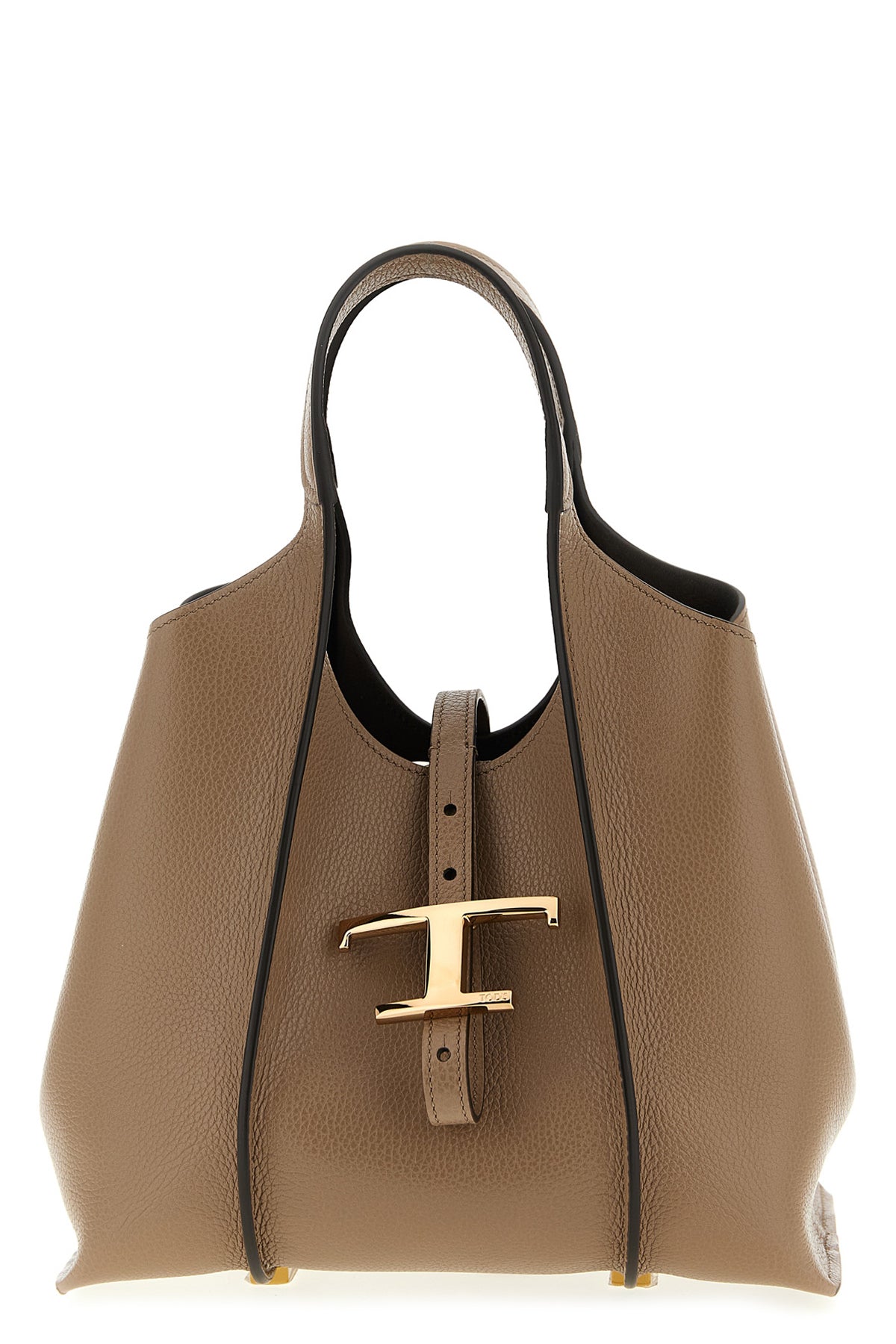 mini hammered leather handbag