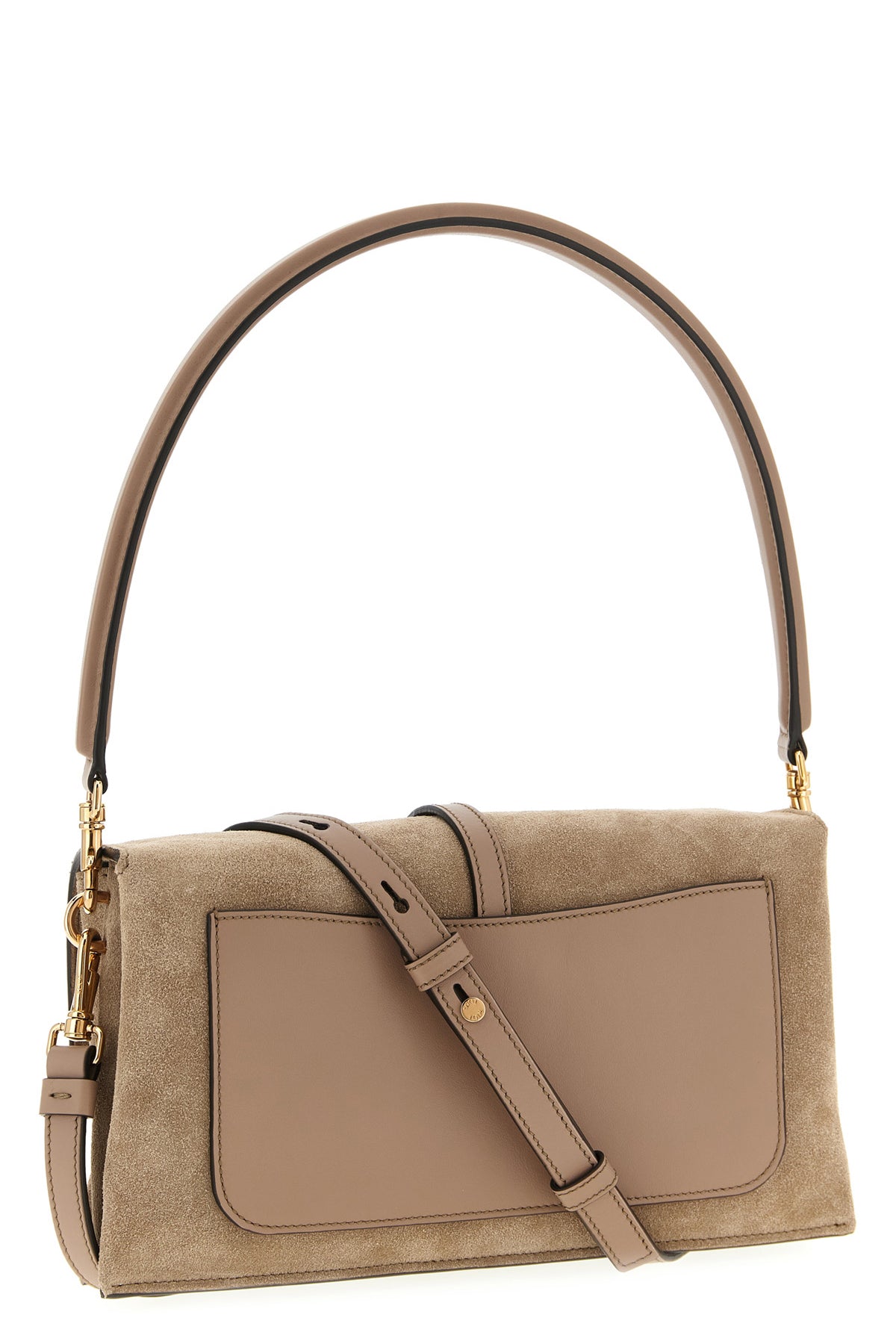 tse tracollina mini suede shoulder bag