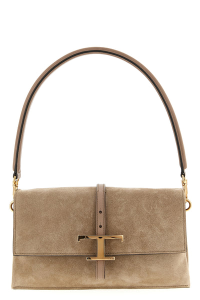 tse tracollina mini suede shoulder bag