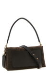 the tods flap t timeless small shoulder bag is made of fine suede