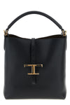 mini bucket bag in hammered leather