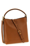mini bucket bag in hammered leather