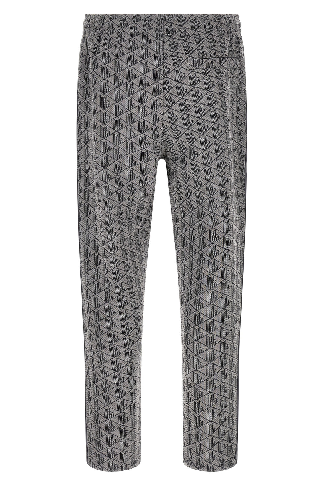 LACOSTE 3 paris vintage jacquard monogram cotton blend joggers