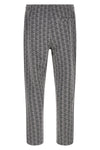 paris vintage jacquard monogram cotton blend joggers