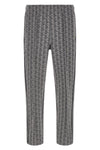 paris vintage jacquard monogram cotton blend joggers