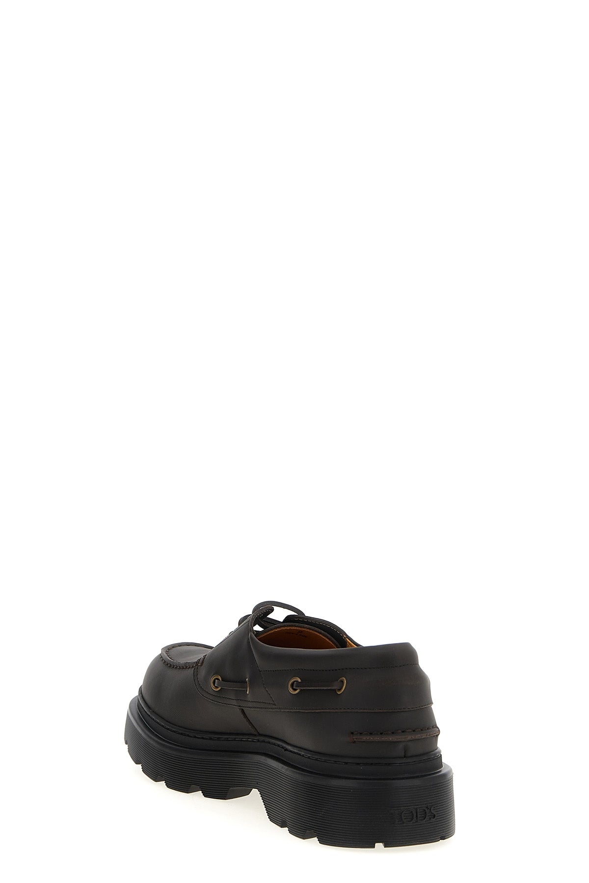 leather boat shoe