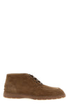 suede polacchino ankle boots